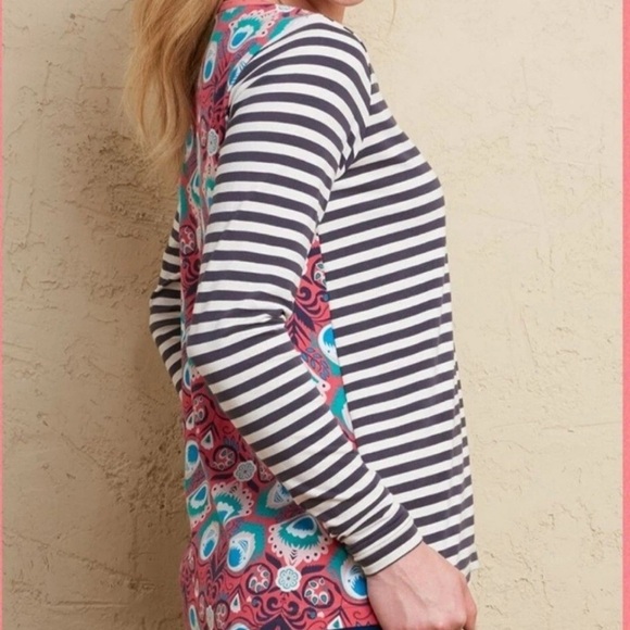 Matilda Jane Shea Tee Striped and Paisley - Picture 2 of 11